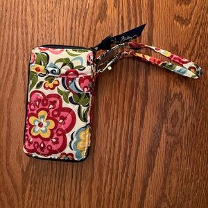 Vera Bradley wallet with strap / wristlet